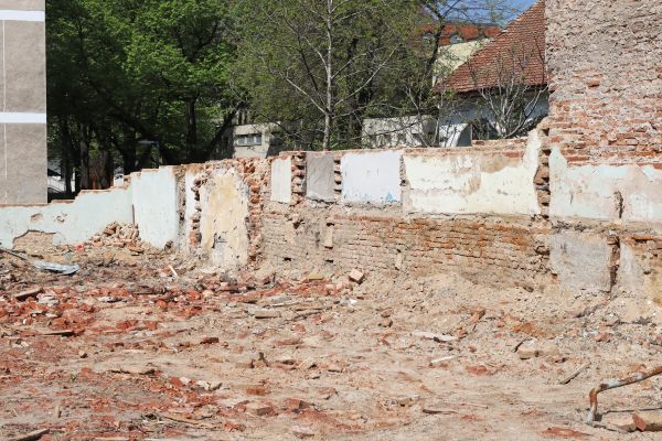 Brick Wall Demolition in Wichita Falls