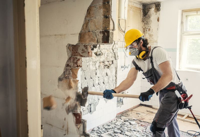 Professional Demolition in Action